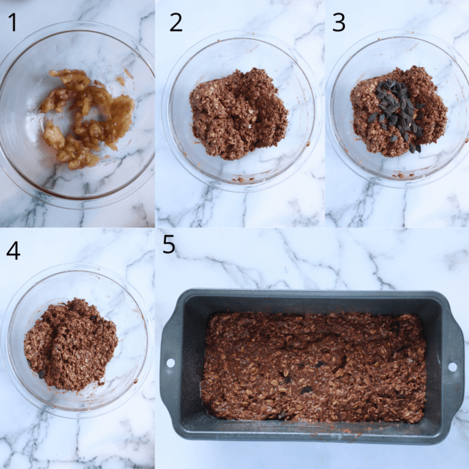 The Steps in which once takes to make Gooey Vegan Protein Brownies