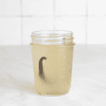 Starbucks Copycats Vanilla Simple Syrup in a jar on a white surface